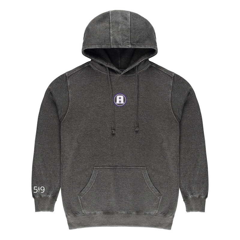 ASHLEY OAKS EMBROIDERED VINTAGE HOODIE (UNISEX)