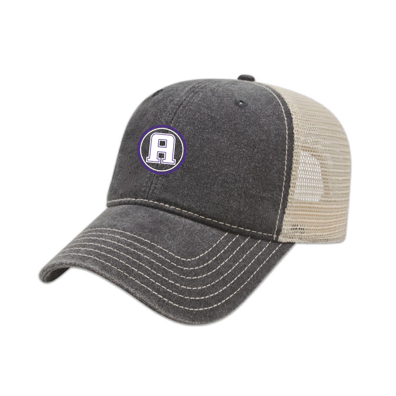 ASHLEY OAKS EMBROIDERED VINTAGE TRUCKER CAP