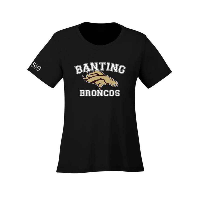 BANTING BRONCOS CLASSIC ATHLETIC TEE (WOMENS)