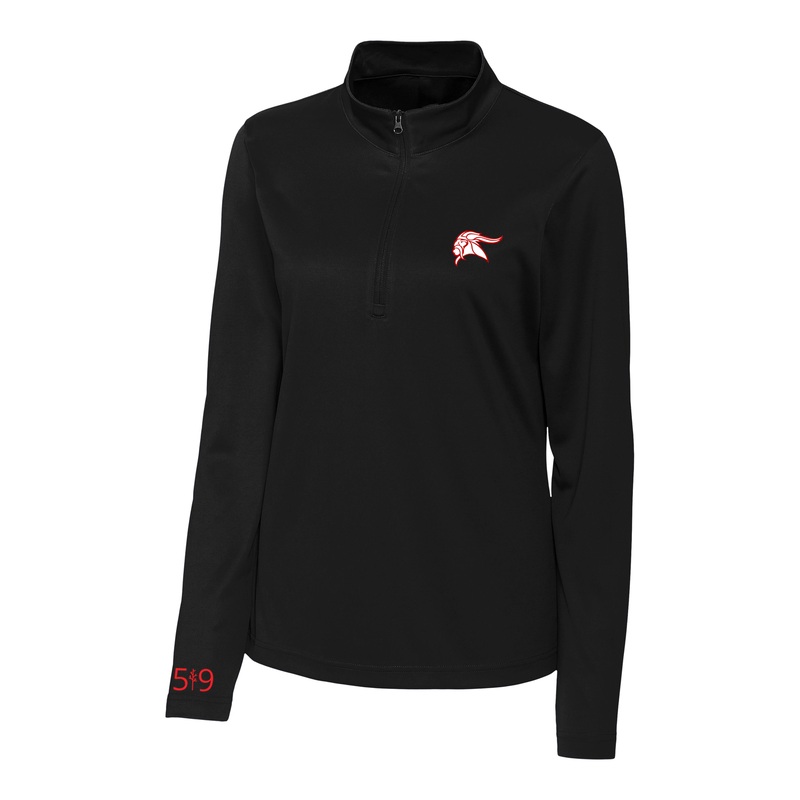 ARTHUR VOADEN EMBROIDERED ATHLETIC 1/4 ZIP (WOMENS)