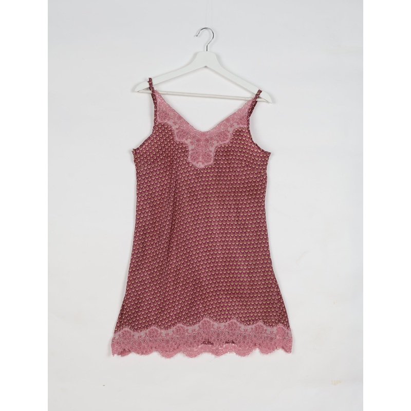 Night Dress - Brown Micro Design