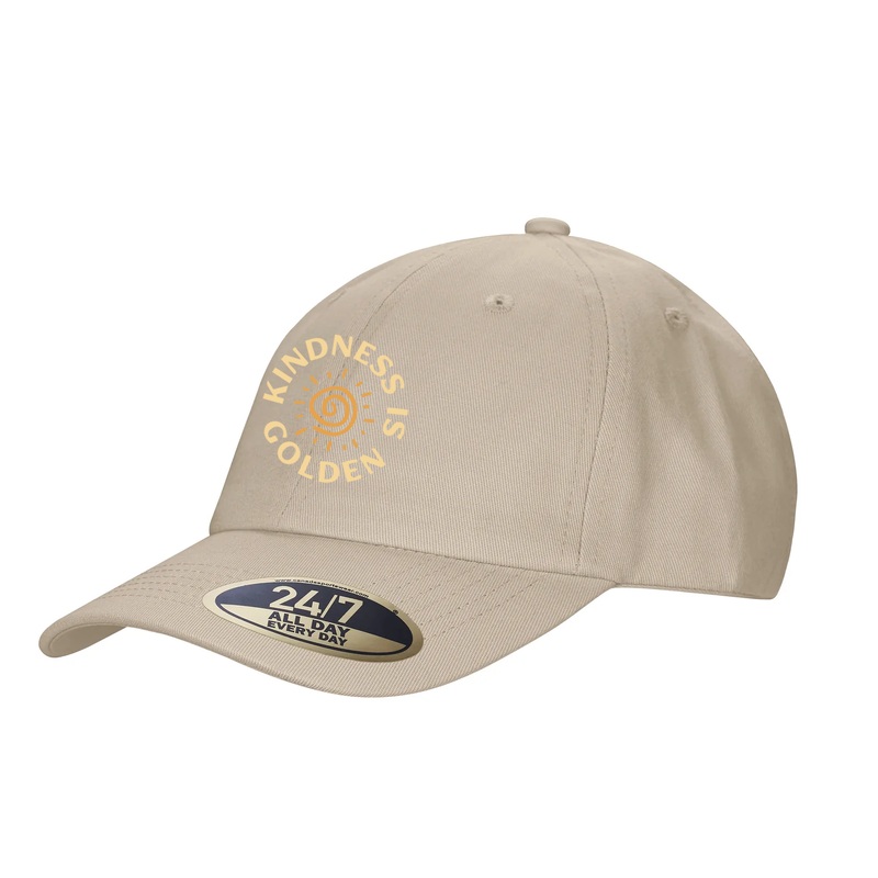 KINDNESS IS GOLDEN EMBROIDERED DAD CAP