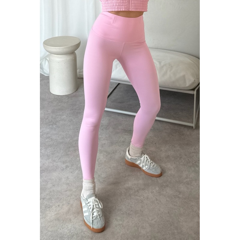 Grace baby pink seamless leggings