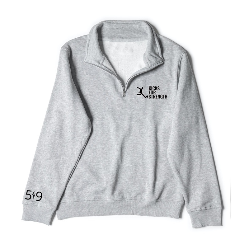 KICKS FOR STRENGTH 1/4 ZIP (YOUTH)