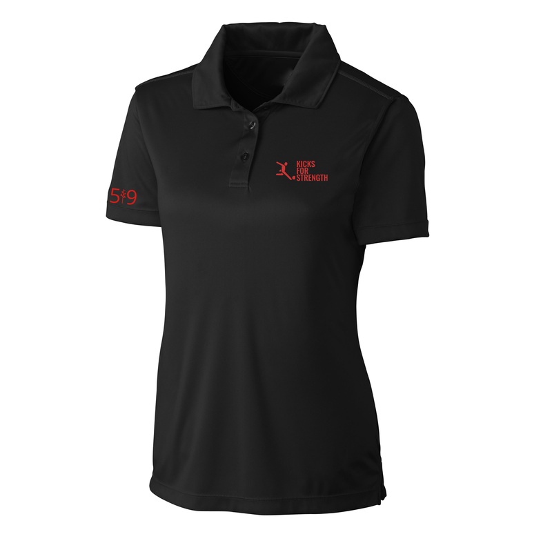 KICKS FOR STRENGTH ATHLETIC POLO (WOMENS)