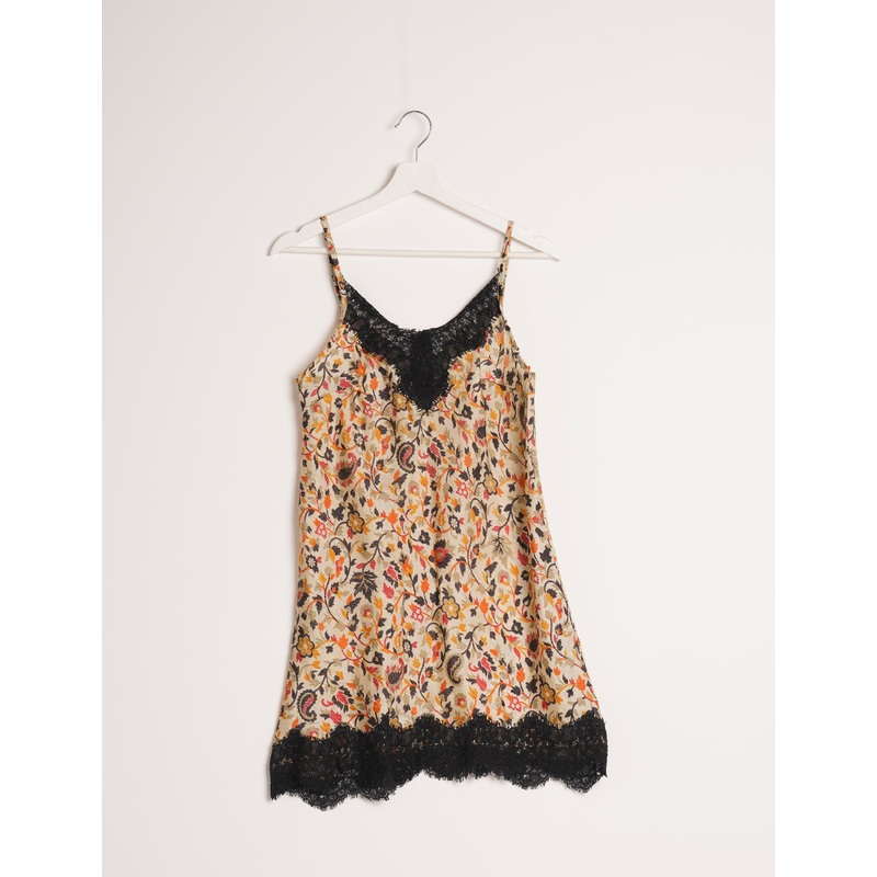 Night Dress - Beige Eclectic