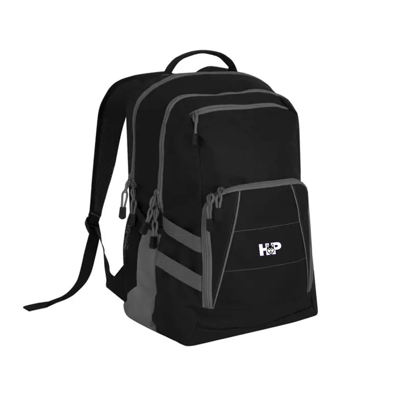 HURON PARK EMBROIDERED VARSITY BACKPACK