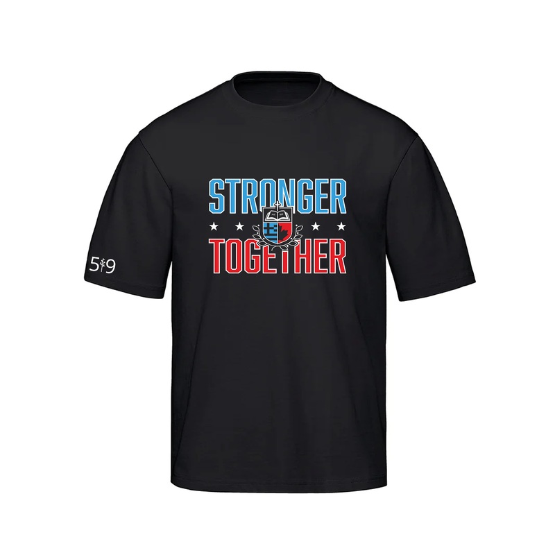 HOLY TRINITY STRONGER TOGETHER OVERSIZED TEE (UNISEX)
