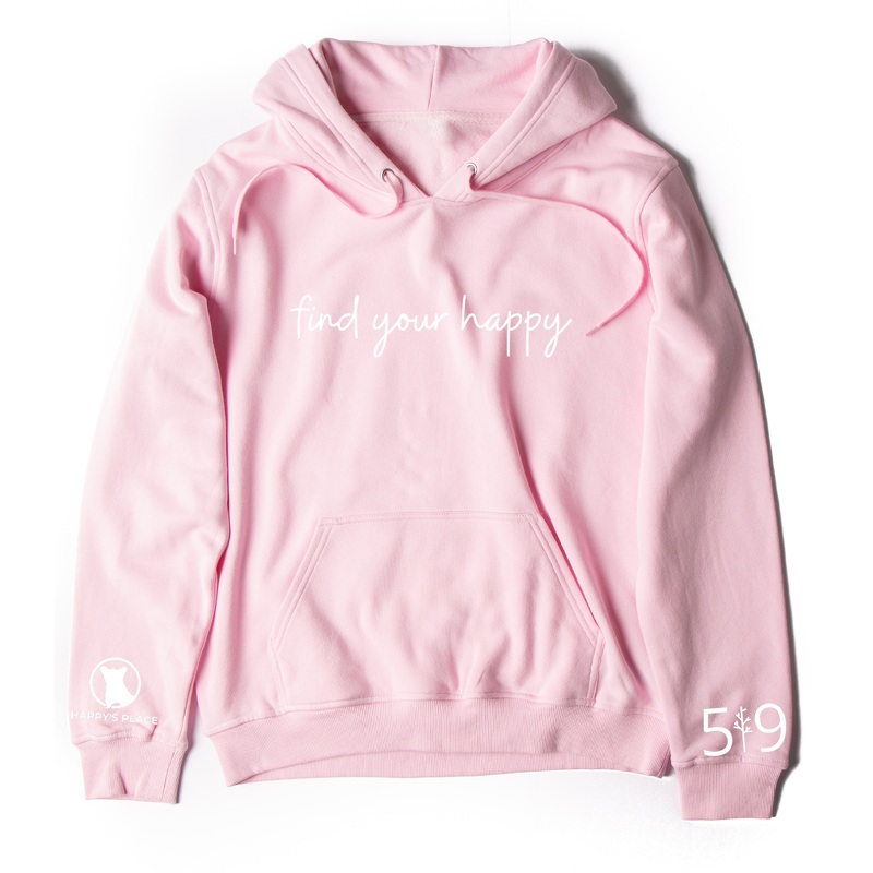 HAPPY'S PLACE FIND YOUR HAPPY DOG HOODIE (UNISEX)