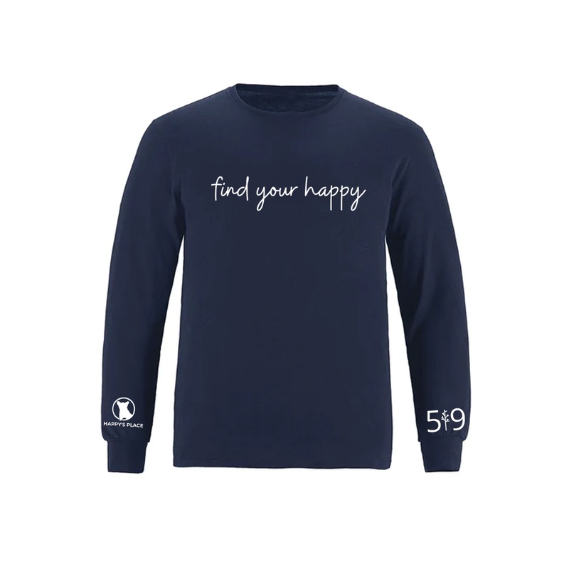 HAPPY'S PLACE FIND YOUR HAPPY LONG SLEEVE (MENS)