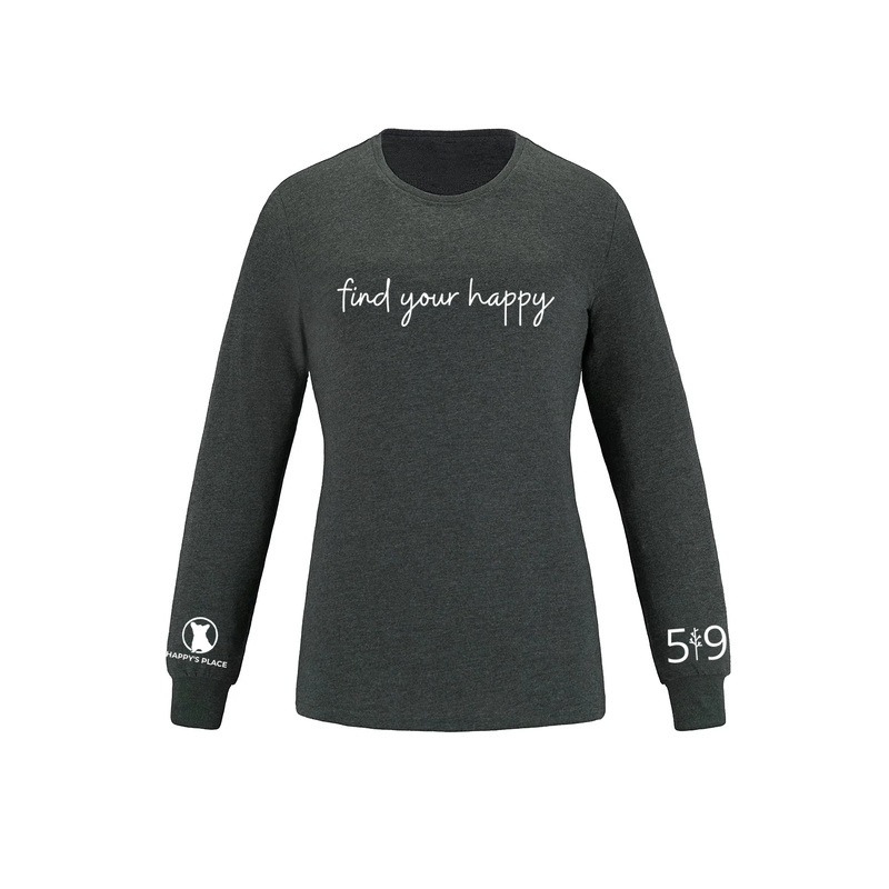HAPPY'S PLACE FIND YOUR HAPPY LONG SLEEVE (WOMENS)