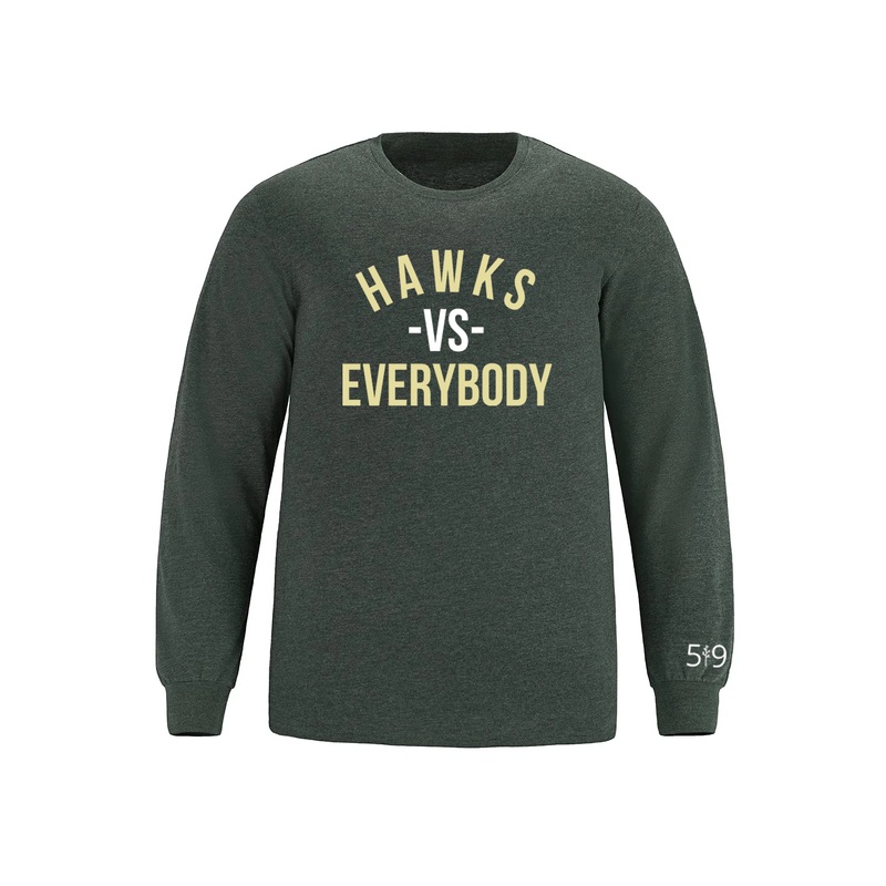 HAWKS VS EVERYBODY LONG SLEEVE (YOUTH)