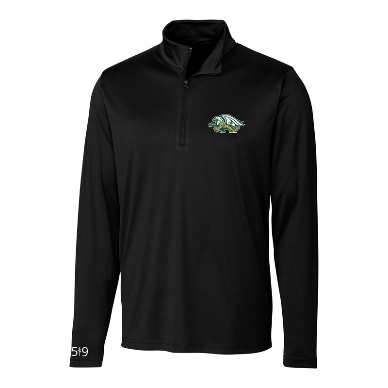 GLENDALE EMBROIDERED ATHLETIC 1/4 ZIP (MENS)