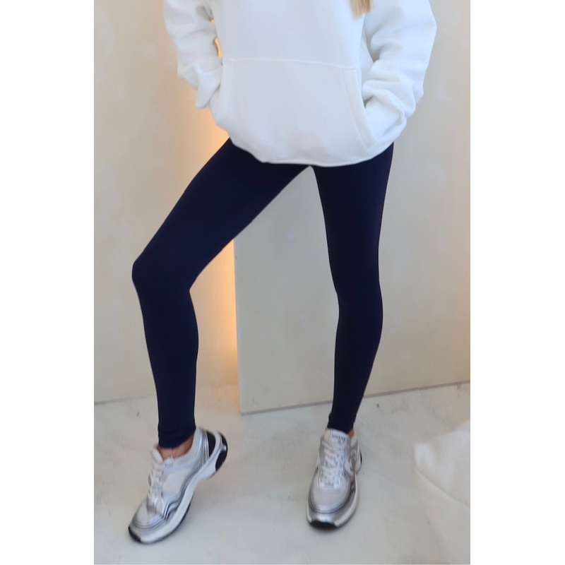 Grace navy seamless leggings