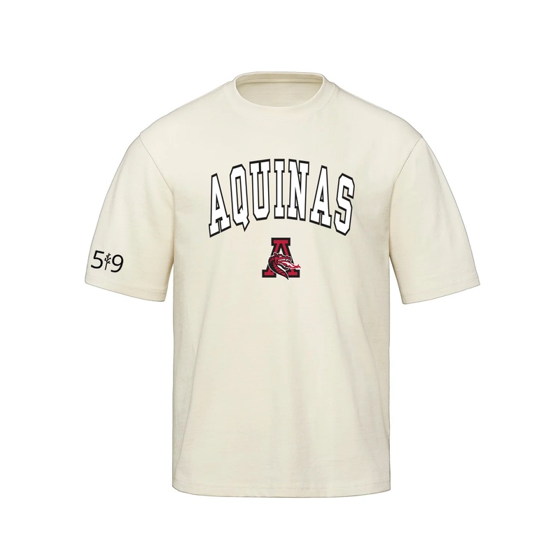 FLAMES VARSITY OVERSIZED TEE (UNISEX)