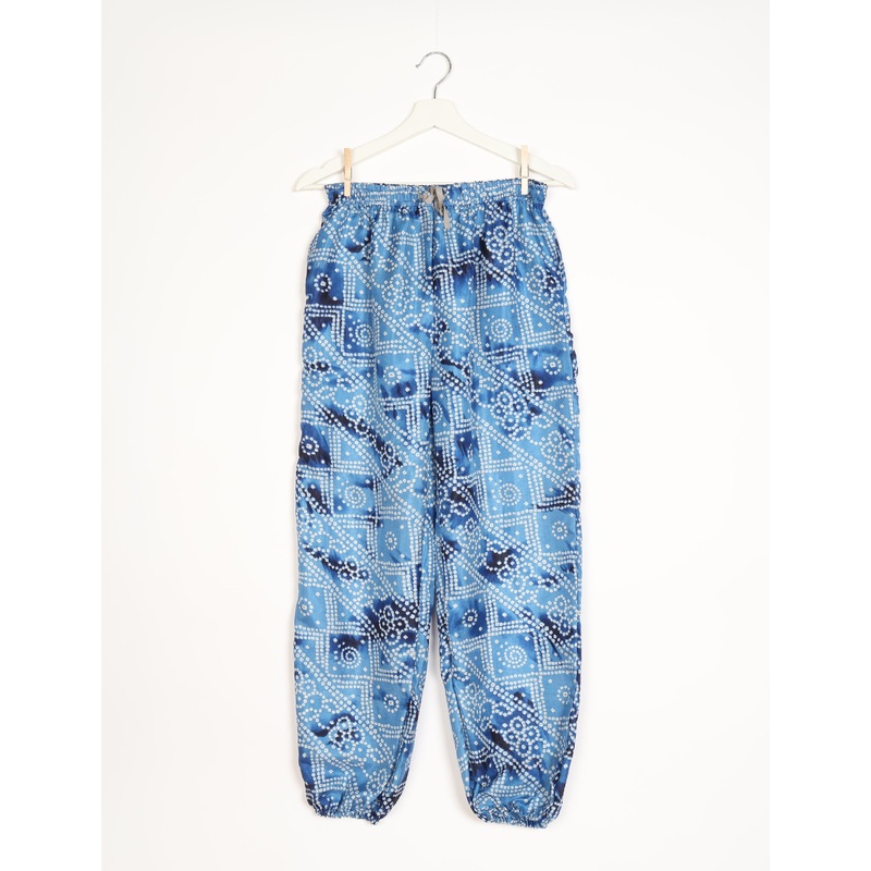 Jogger Pants - Blue Indian Ethnic