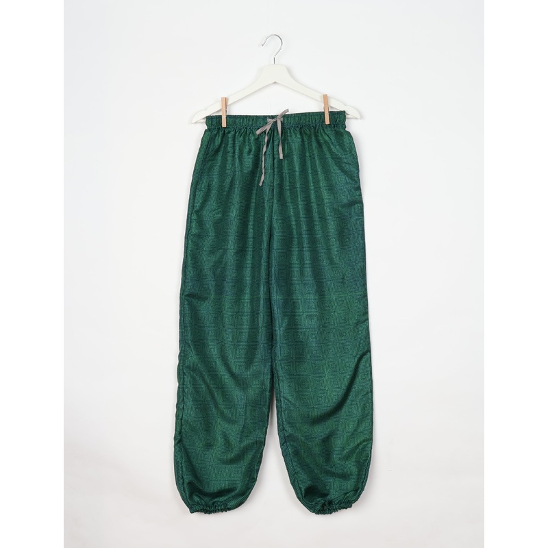 Jogger Pants - Green Geometric