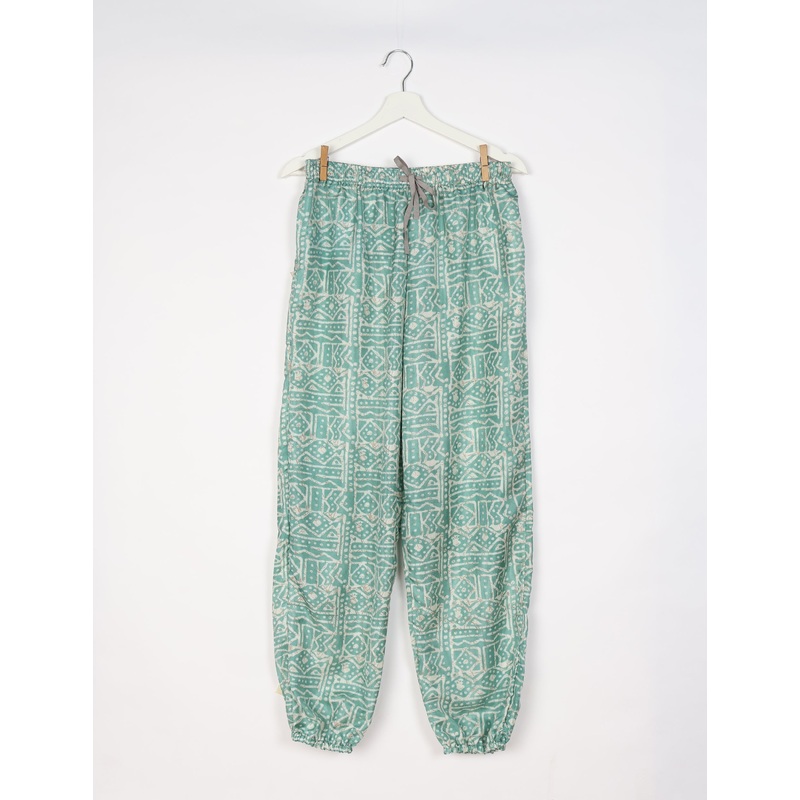 Jogger Pants - Green Indian Ethnic