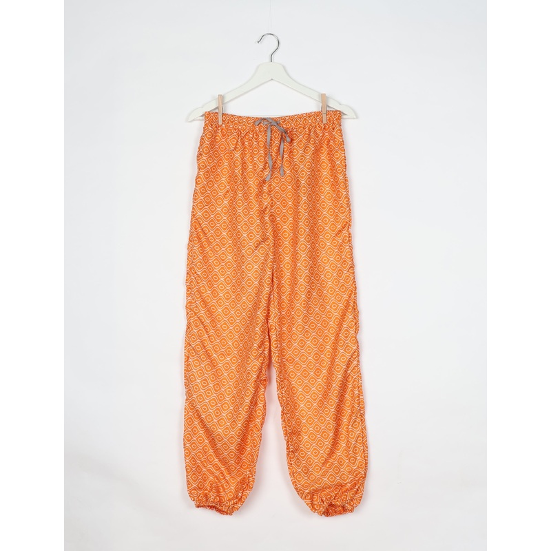 Jogger Pants - Orange Geometric
