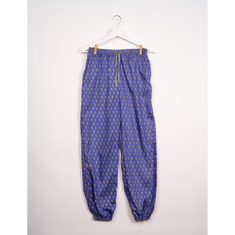 Jogger Pants - Purple Leaves
