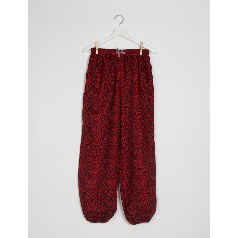 Jogger Pants - Red Leaves