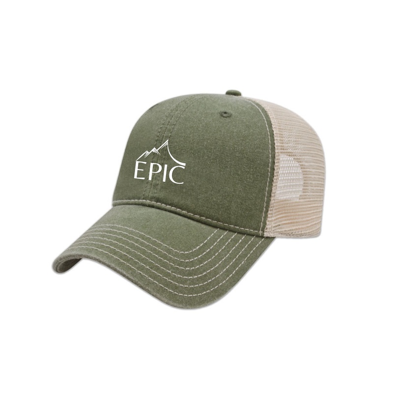 EPIC RECOVERY EMBROIDERED VINTAGE TRUCKER CAP