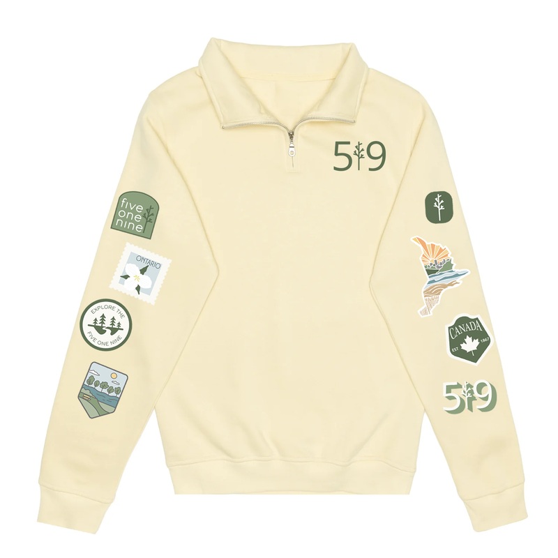 EXPLORE THE 519 1/4 ZIP (UNISEX)