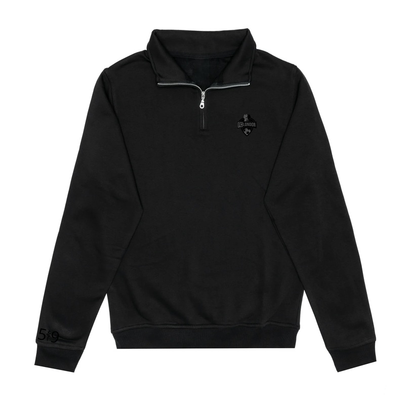 FCL BLACKOUT EMBROIDERED 1/4 ZIP (UNISEX)