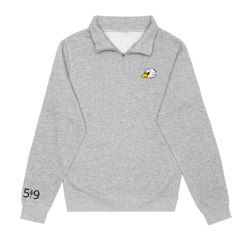 EKCOE EAGLES EMBROIDERED 1/4 ZIP (YOUTH)
