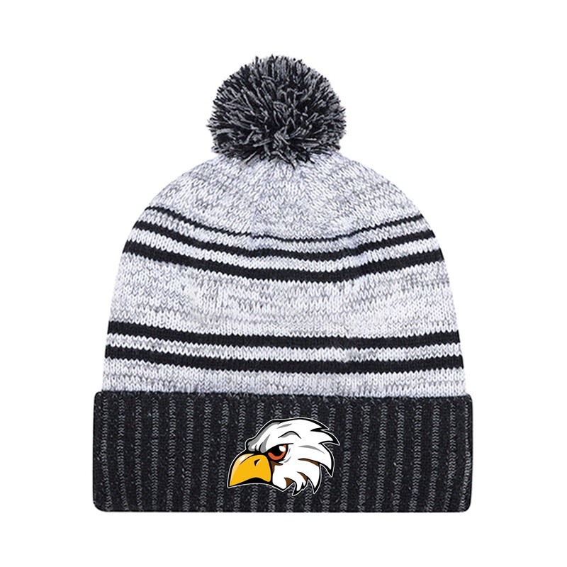 EKCOE EAGLES EMBROIDERED POM-POM TOQUE