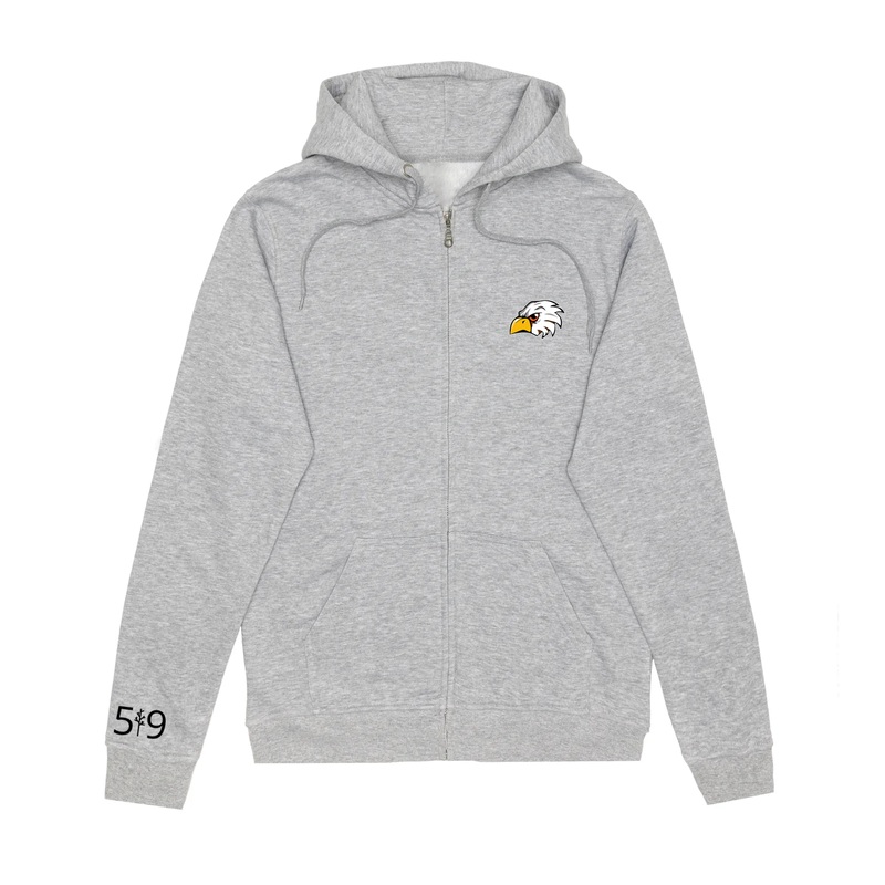 EKCOE EAGLES EMBROIDERED ZIP-UP (UNISEX)