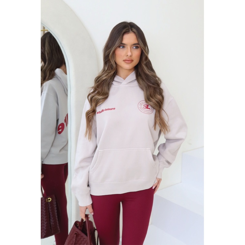 Studio leisure bone printed hoodie