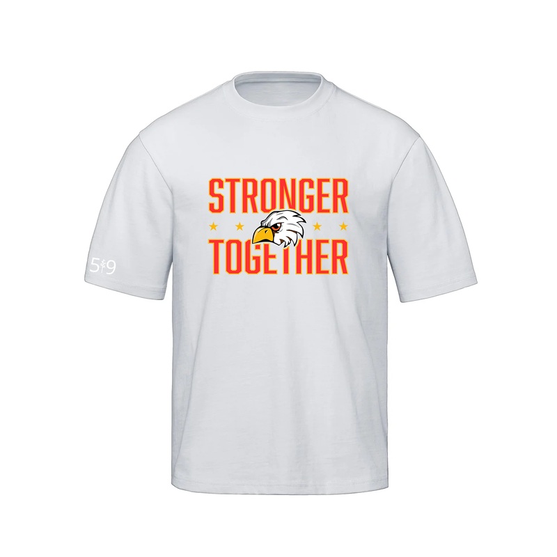EKCOE CENTRAL STRONGER TOGETHER OVERSIZED TEE (UNISEX)