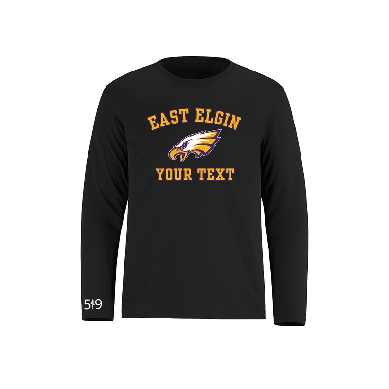 EAST ELGIN CUSTOMIZABLE ATHLETIC LONG SLEEVE (UNISEX)