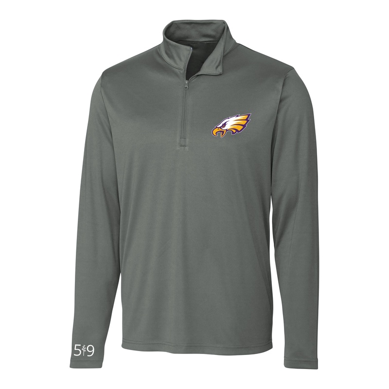 EAST ELGIN EMBROIDERED ATHLETIC 1/4 ZIP (MENS)