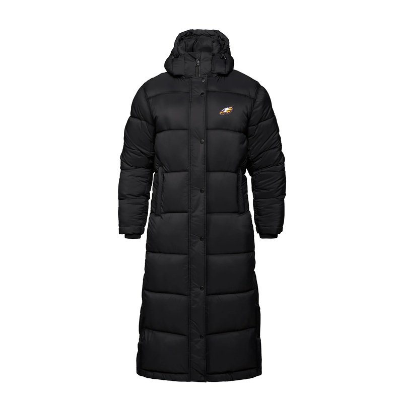 EAST ELGIN EMBROIDERED LONG CORE PUFF COAT (WOMENS)