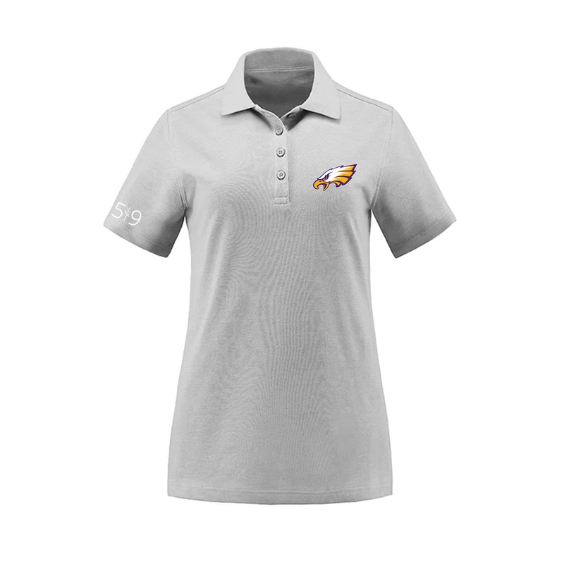 EAST ELGIN EMBROIDERED PIQUE POLO (WOMENS)