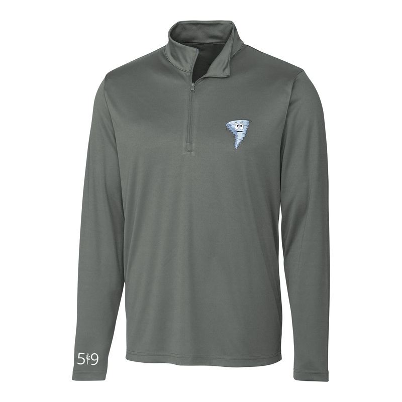 DUNWICH-DUTTON EMBROIDERED ATHLETIC 1/4 ZIP (MENS)