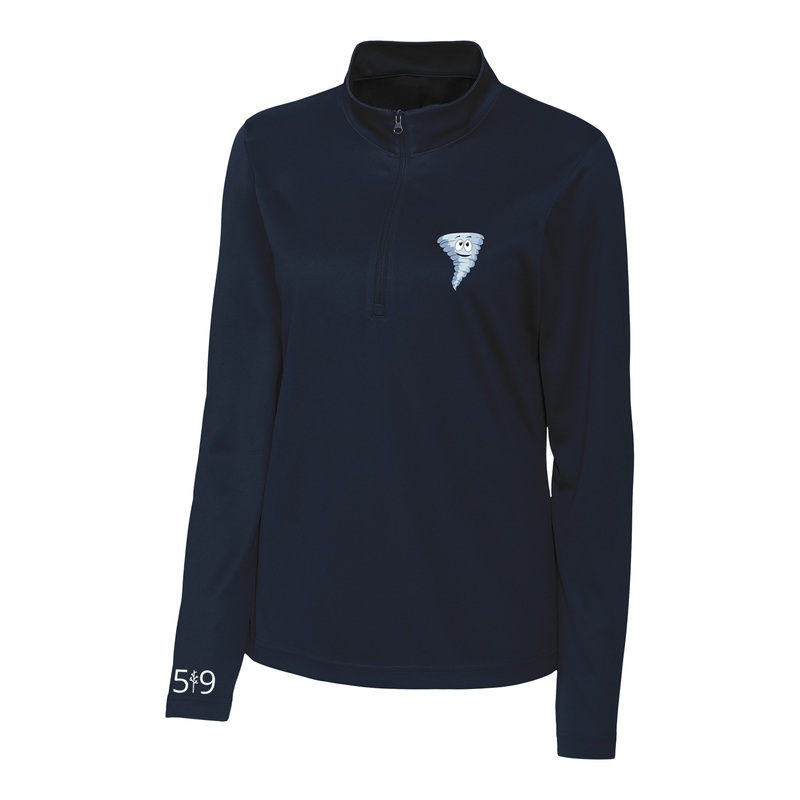 DUNWICH-DUTTON EMBROIDERED ATHLETIC 1/4 ZIP (WOMENS)