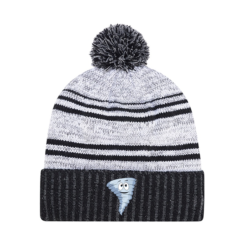 DUNWICH-DUTTON EMBROIDERED POM-POM TOQUE (UNISEX)