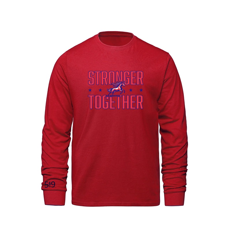 DELAWARE CENTRAL STRONGER TOGETHER LONG SLEEVE (YOUTH)