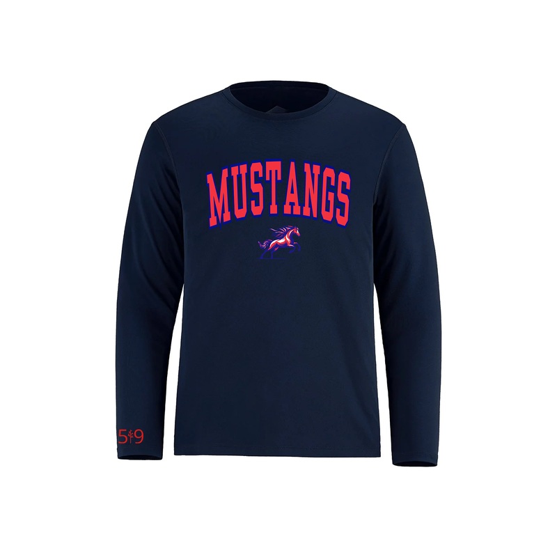 DELAWARE MUSTANGS VARSITY ATHLETIC LONG SLEEVE (UNISEX)