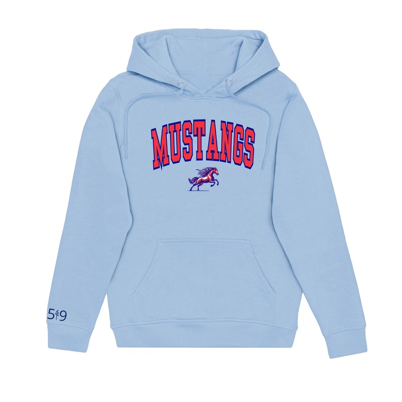 DELAWARE MUSTANGS VARSITY HOODIE (UNISEX)