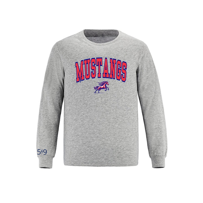 DELAWARE MUSTANGS VARSITY LONG SLEEVE (MENS)