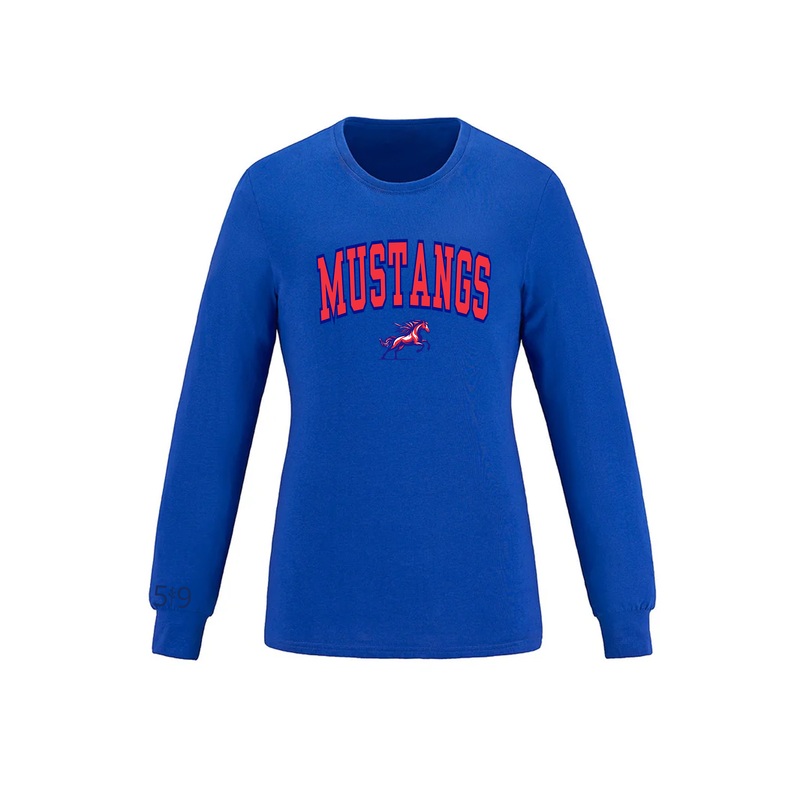 DELAWARE MUSTANGS VARSITY LONG SLEEVE (WOMENS)