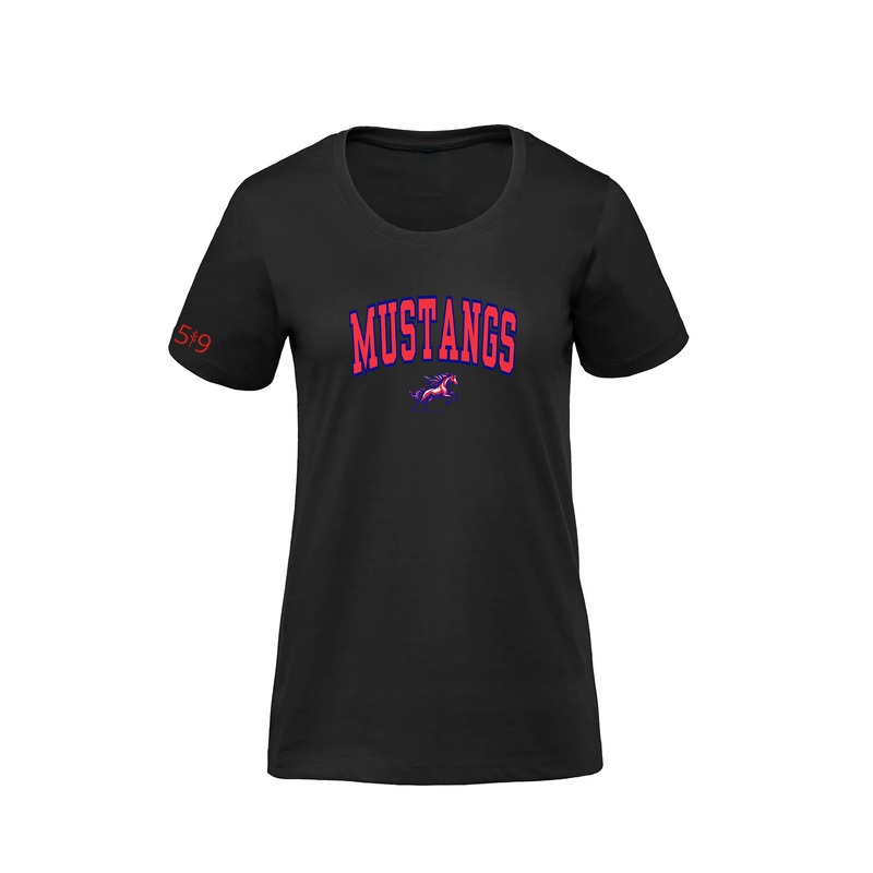 DELAWARE MUSTANGS VARSITY PREMIUM TEE (WOMENS)