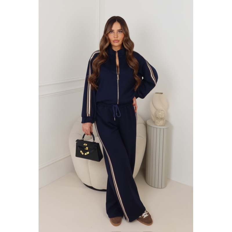 ROSSI NAVY STRIPED TRACKSUIT