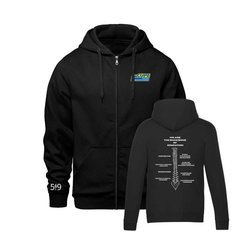 CUPE BACKBONE ZIP-UP (UNISEX)