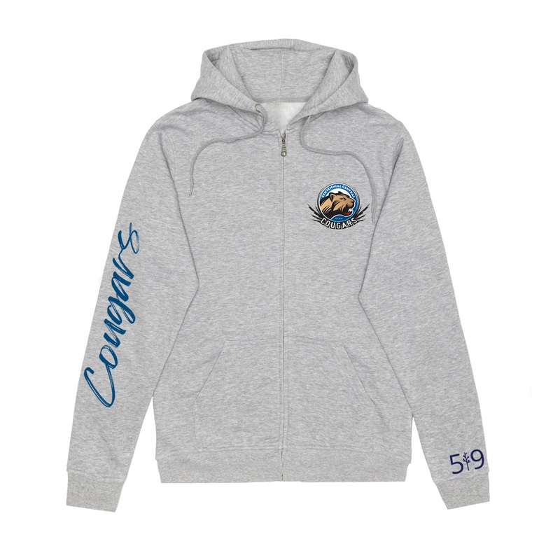 COUGARS SIGNATURE SLEEVE ZIP-UP (YOUTH)