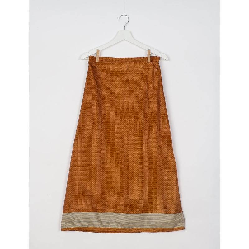 A Line Skirt - Yellow Micro Design